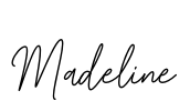 Madeline 字体预览图