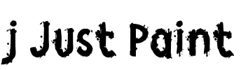 j Just Paint 字体预览图