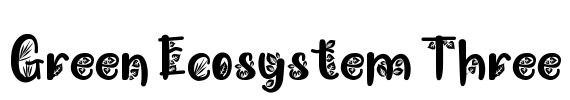 Green Ecosystem Three
