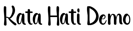 Kata Hati Demo