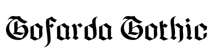 Gofarda Gothic