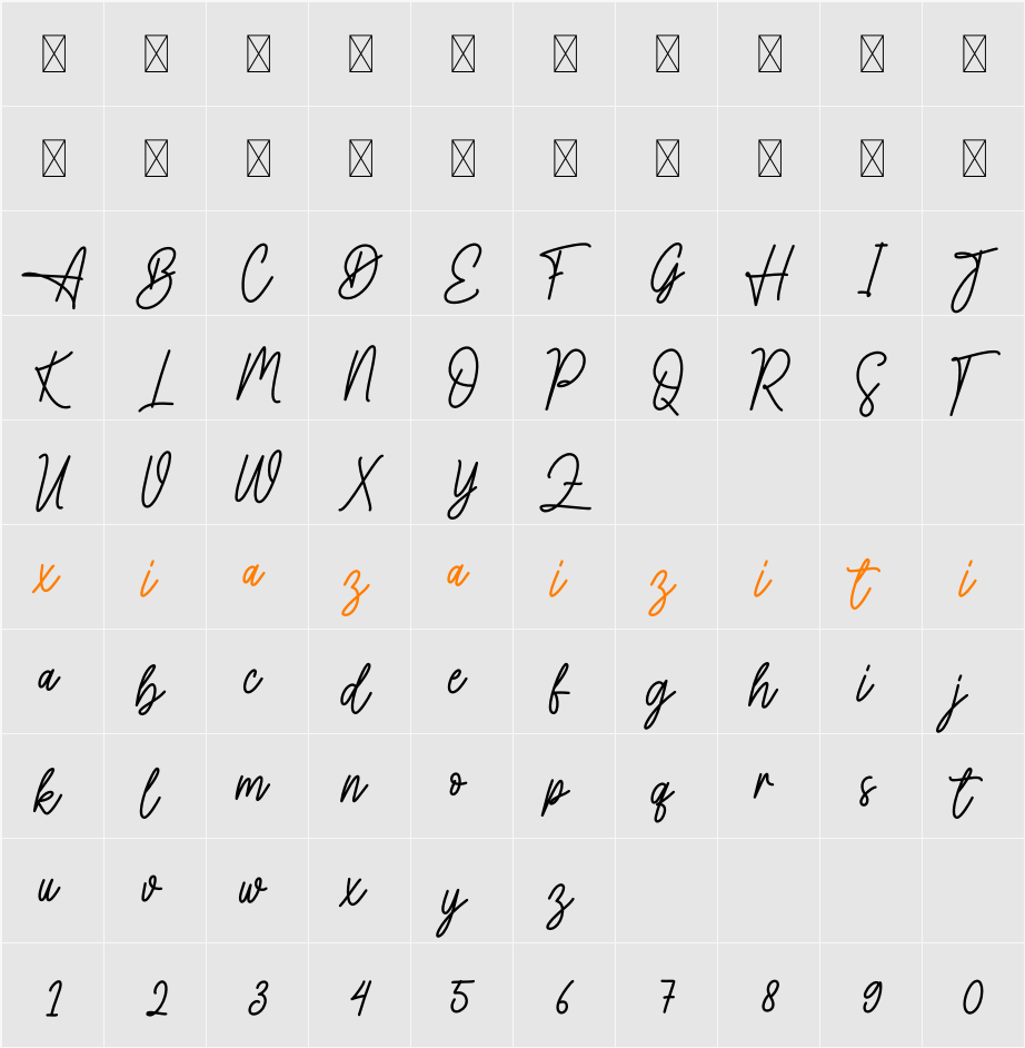 Helpful 字符映射表