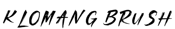 Klomang Brush