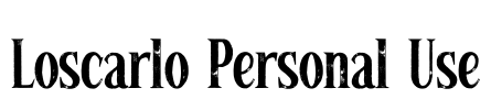 Loscarlo Personal Use