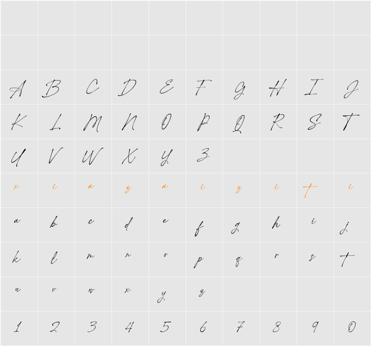 Hanifah Salamah 字符映射表