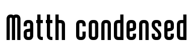 Matth condensed