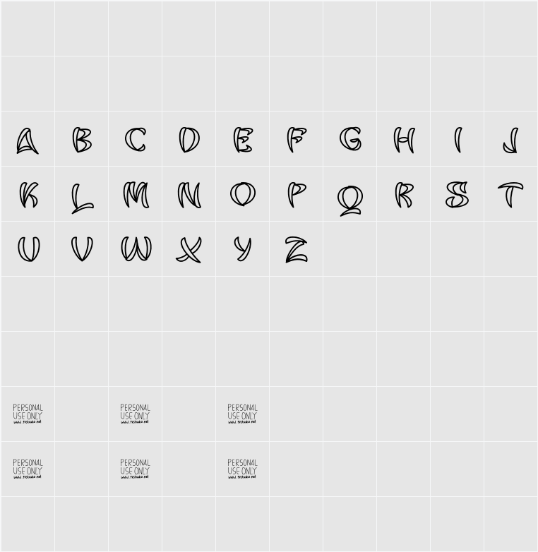 HIKARi 字符映射表