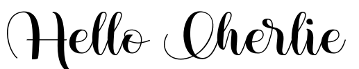 Hello Cherlie