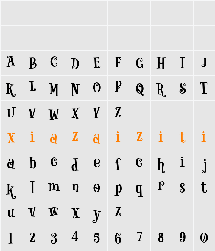 Magical Neverland 字符映射表