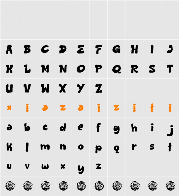 Groovy Kloud Demo 字符映射表