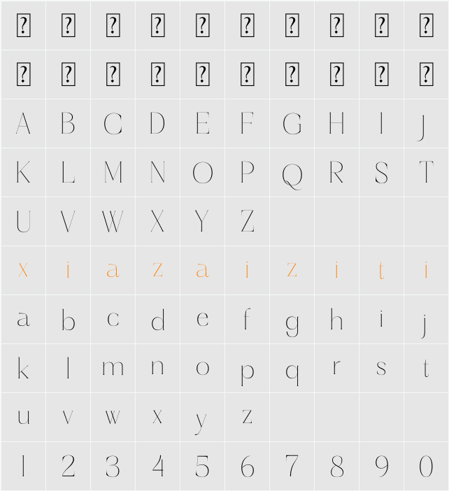 Haloyen 字符映射表