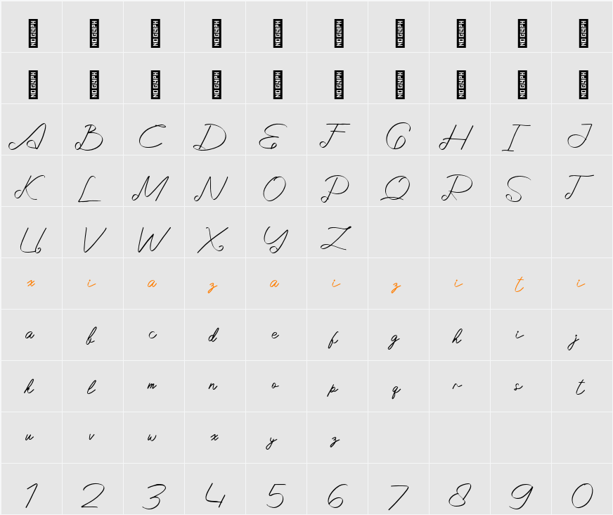 Khadijah Personal Use 字符映射表