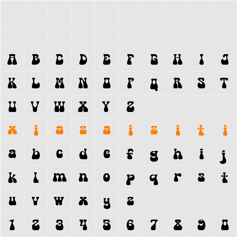 Madie Roger 字符映射表