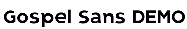 Gospel Sans DEMO