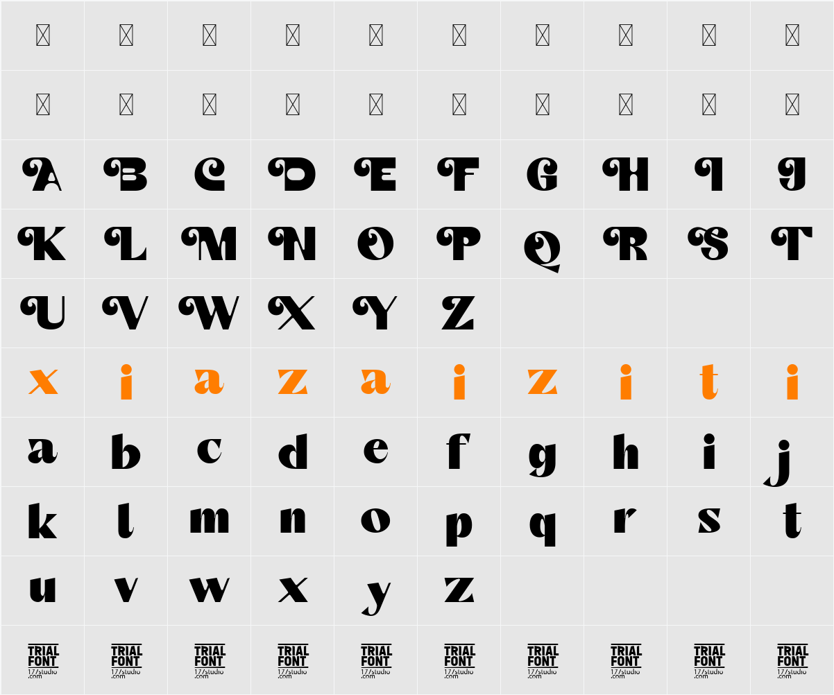 Manifest Creativity Demo 字符映射表