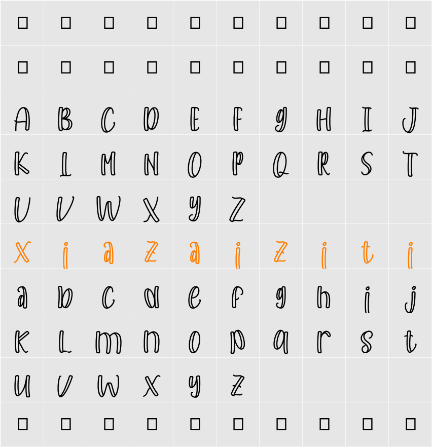 Macaque Quick Personal Use Only 字符映射表