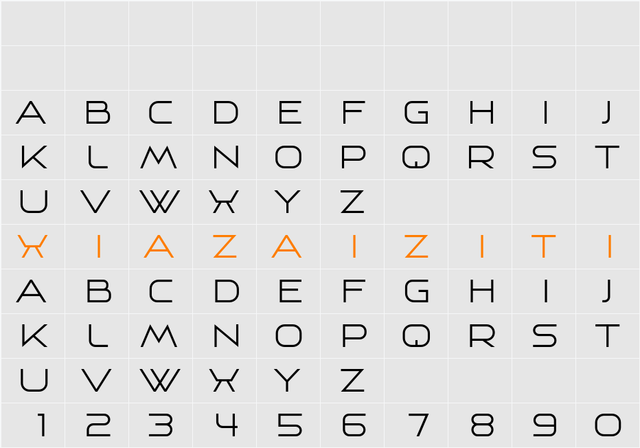 Ksana 字符映射表