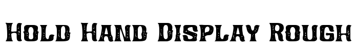 Hold Hand Display Rough