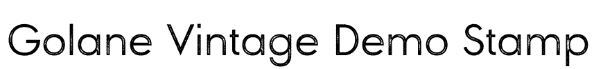 Golane Vintage Demo Stamp