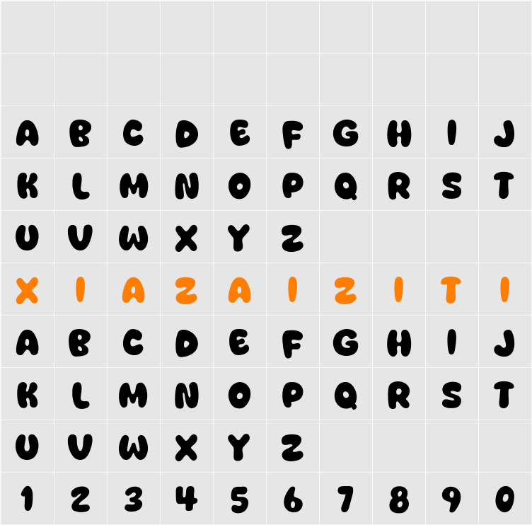 Green Yellow 字符映射表