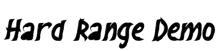 Hard Range Demo