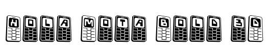 Hola Mota Bold 3D