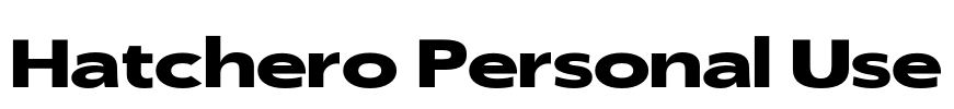 Hatchero Personal Use