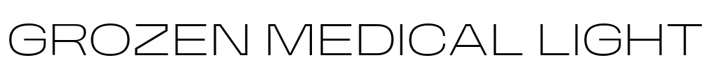 GROZEN MEDICAL Light 字体预览图