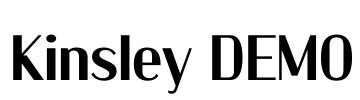 Kinsley DEMO 字体预览图