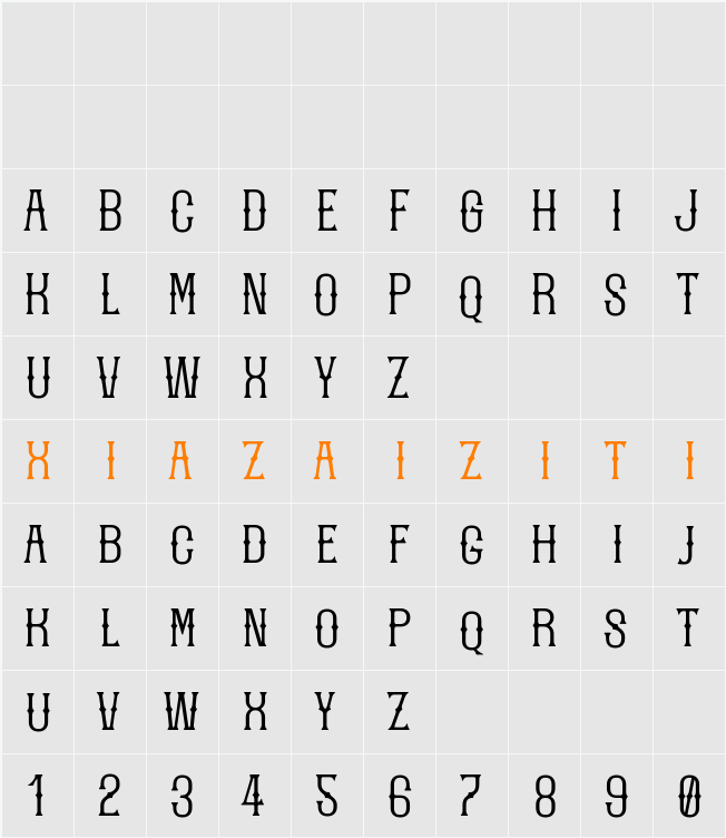 Josy Wine 字符映射表