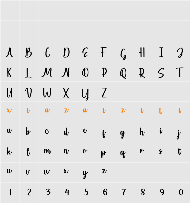 Laythis 字符映射表