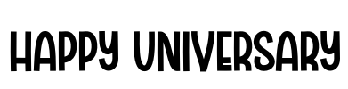 Happy Universary