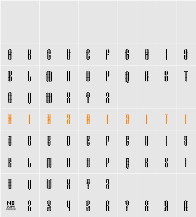 Masberco 字符映射表