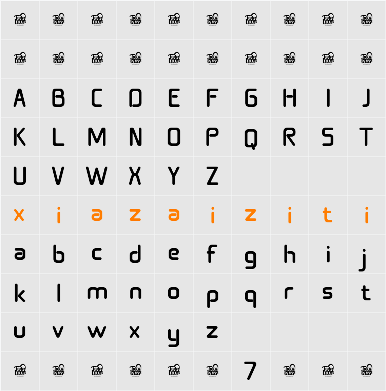 Linkero Trial 字符映射表