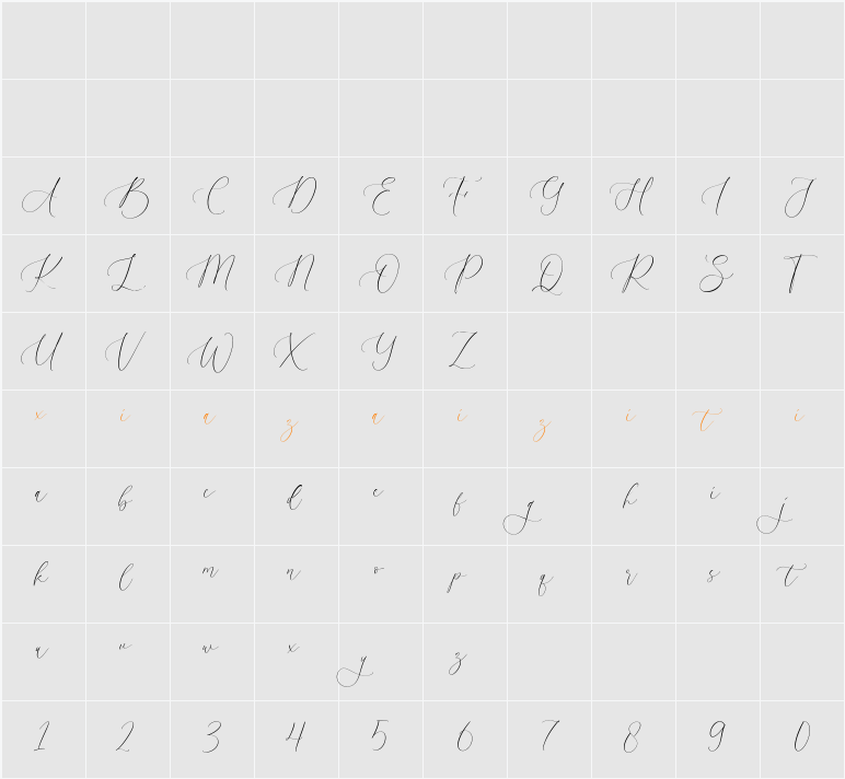 Heavytimes 字符映射表