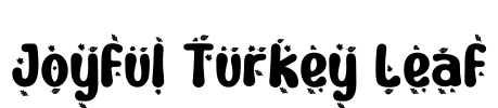Joyful Turkey Leaf