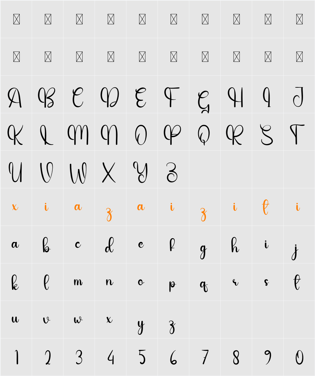 Happy Valentine 字符映射表