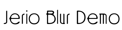 Jerio Blur Demo
