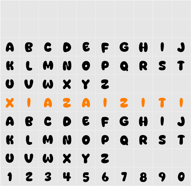 Green Yellow 字符映射表