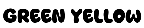 Green Yellow 字体预览图