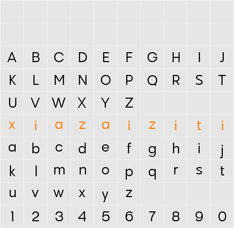 Mantey 字符映射表