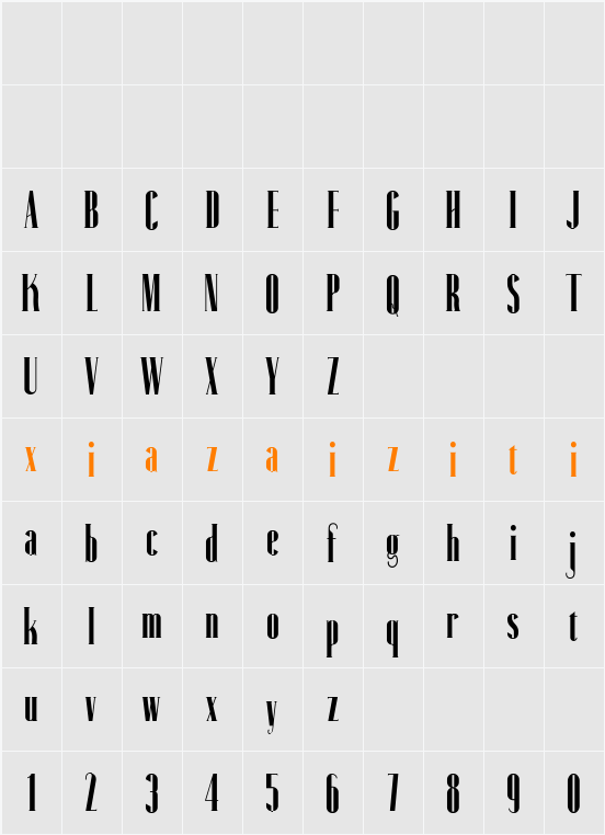 Ranvely Free Trial 字符映射表