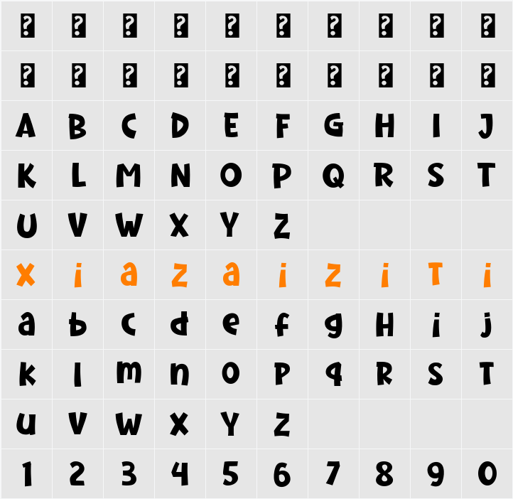 Pineapple Colada 字符映射表