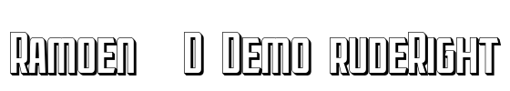 Ramoen 3D Demo rudeRight