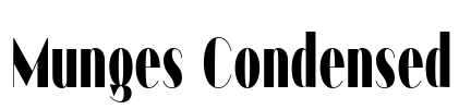 Munges Condensed
