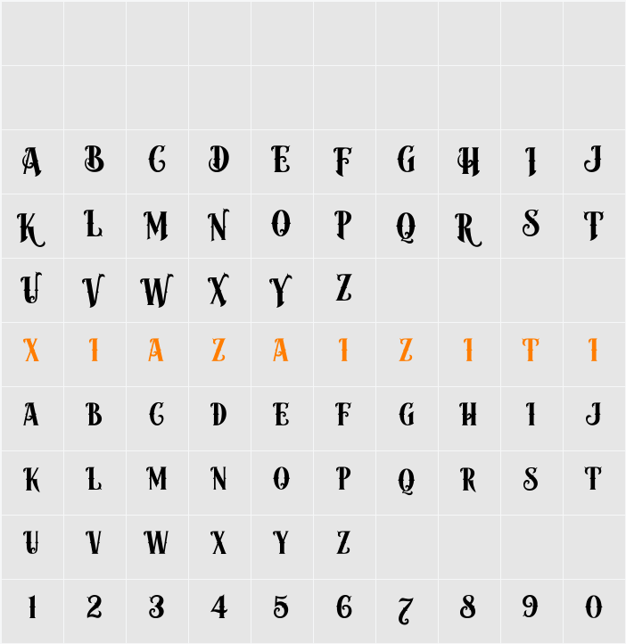 Moyers 字符映射表