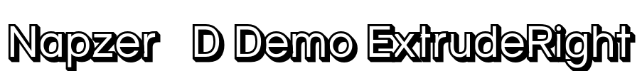 Napzer 3D Demo ExtrudeRight