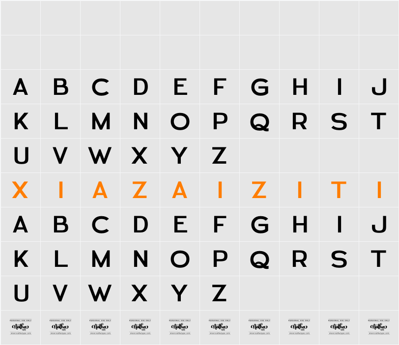Ralmone Personal Use 字符映射表