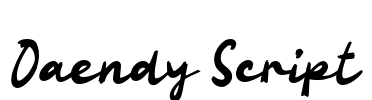 Oaendy Script