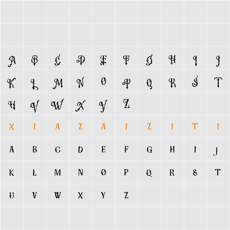 moenstrum 字符映射表